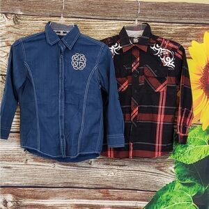 SK Apparel long Sleeve shirts Size 8 Medium